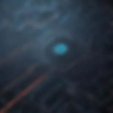 Abstract Lines Symbolizing Cyber Security and Data Analysis