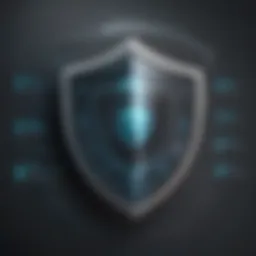 Antivirus Shield Protection Concept