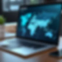 A digital representation of VPN security features