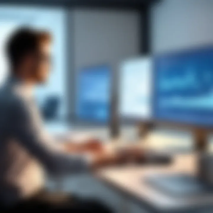 Illustration of employee training session