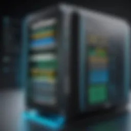 A sophisticated diagram showing the architecture of a custom SIEM system.