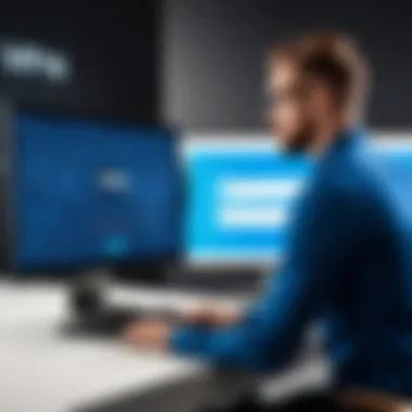 Choosing the Right VPN Provider Illustration of a user selecting a VPN provider