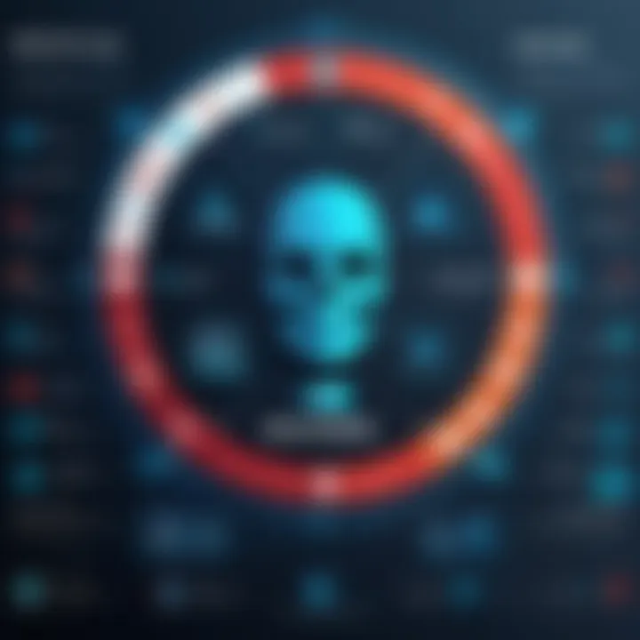 Strategic infographic on mitigating malware threats