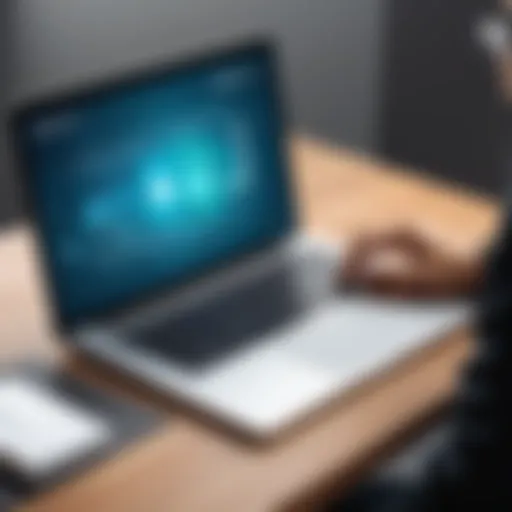 Illustration depicting the concept of seamless authentication