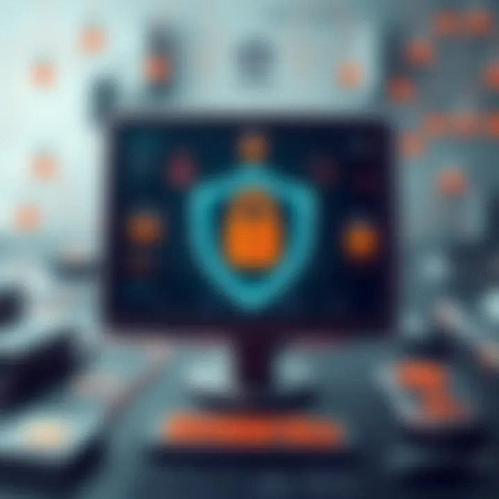 Visual representation of tactics used in cyber attacks