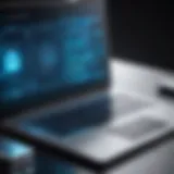 Cybersecurity Concept on Laptop