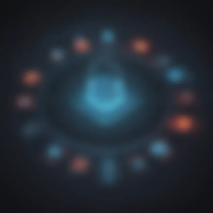 Symbolic image showcasing enhanced security protocols in action