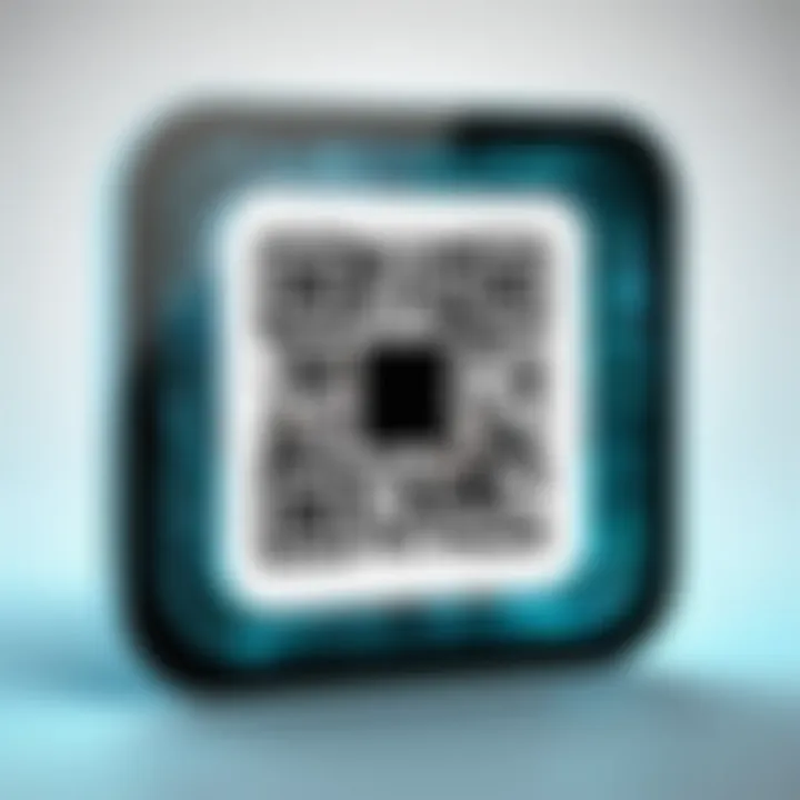 Conceptual Illustration of QR Code Authentication