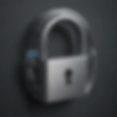 Digital lock securing sensitive information