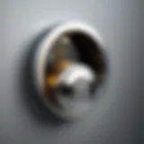 A digital lock symbolizing email security