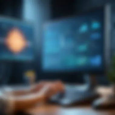 Analysis of Firewall Deployment Strategies A cybersecurity professional analyzing firewall deployment strategies.