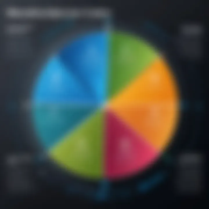 Infographic detailing evaluation criteria used in the Magic Quadrant for cybersecurity