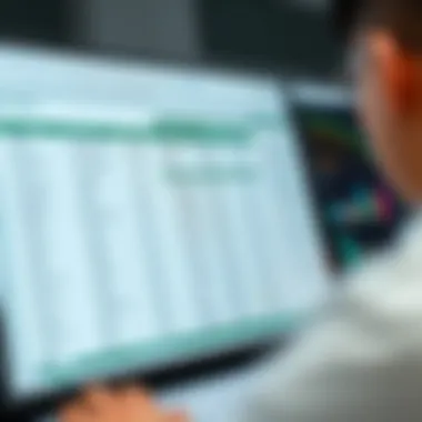 Excel spreadsheet showcasing threat analysis