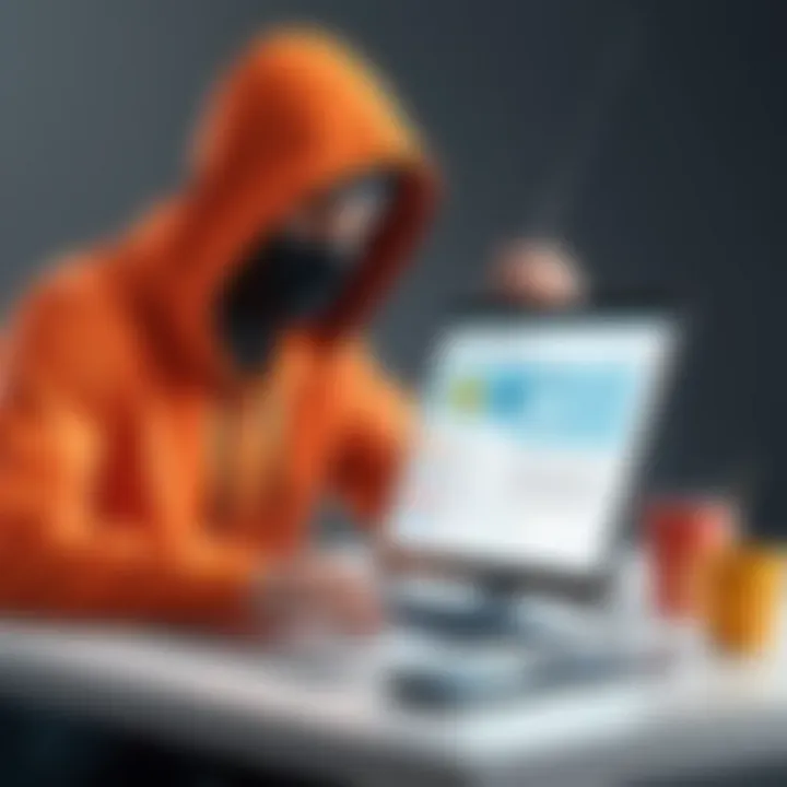 Illustration highlighting the importance of user education in mobile security