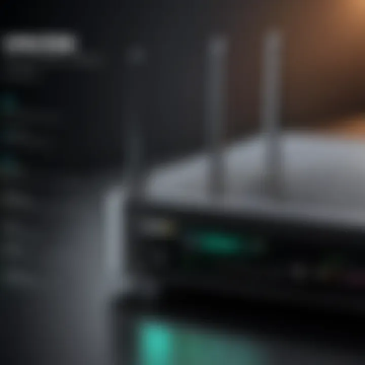 Comparison chart of popular VPN client routers detailing features
