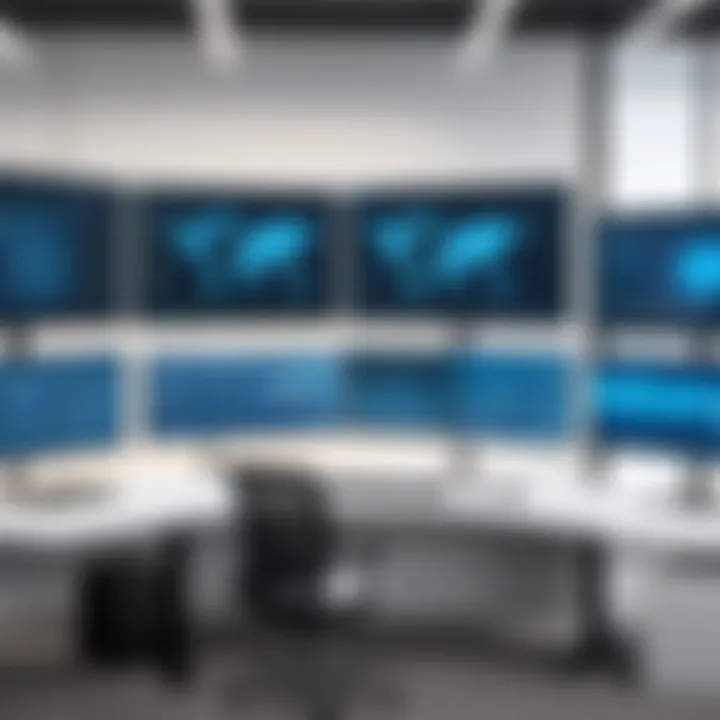 Deployment scenarios for four monitor thin clients in corporate environments