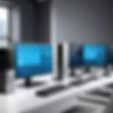 Seamless Integration with Existing Infrastructures Integration of four monitor thin clients in existing infrastructures