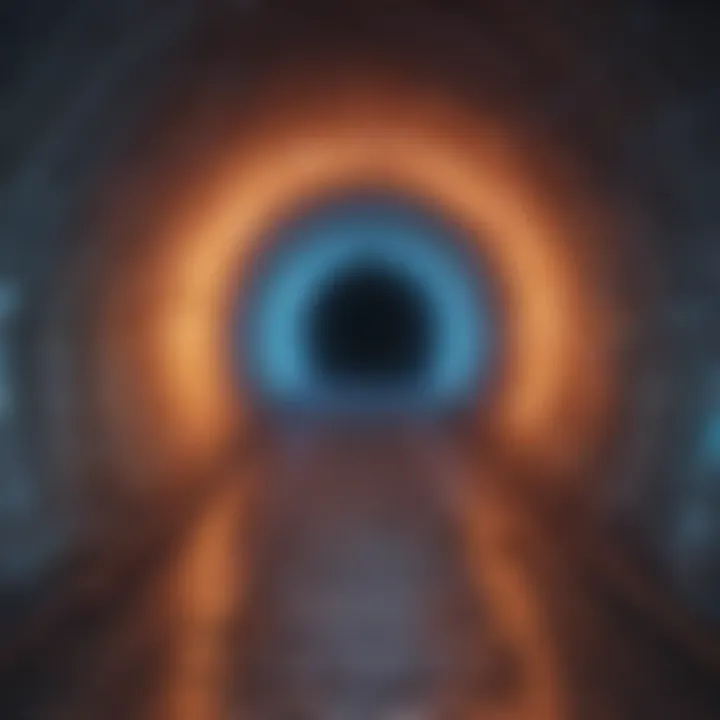 Data Encryption Tunnel Visualization