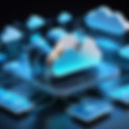 Cloud security architecture showcasing multiple layers of protection