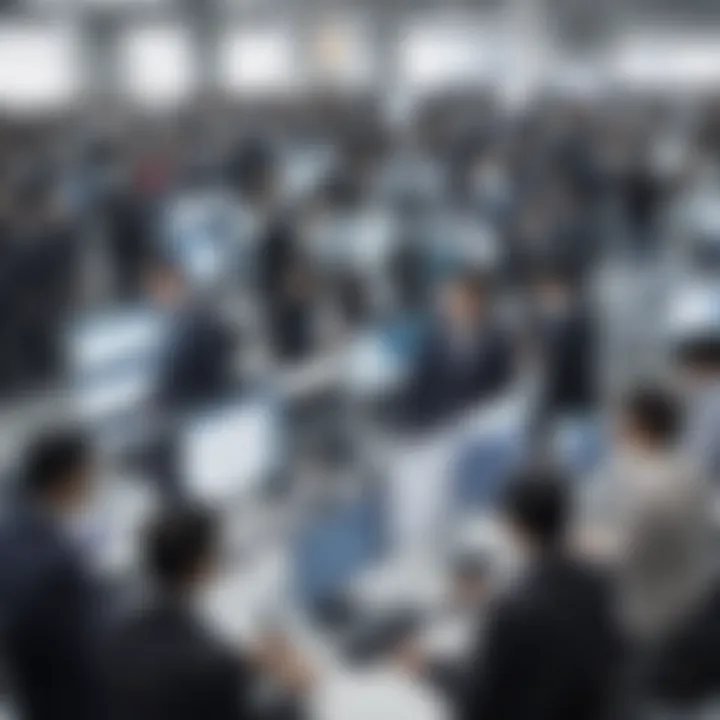 Cyber security job fair in Japan with diverse international attendees