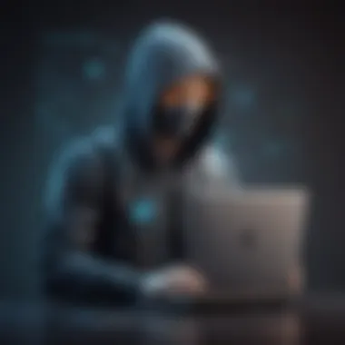 Intentional Insider Threat Illustration portraying deliberate insider threat in cybersecurity