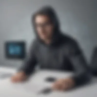 Unintentional Insider Threat Illustration depicting inadvertent insider threat in cybersecurity