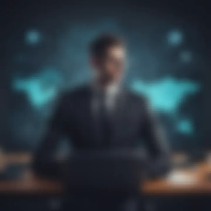 Illustration depicting negligent insider threat in cybersecurity