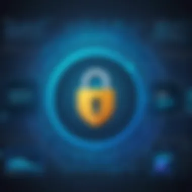 Graph showcasing the growth of digital security