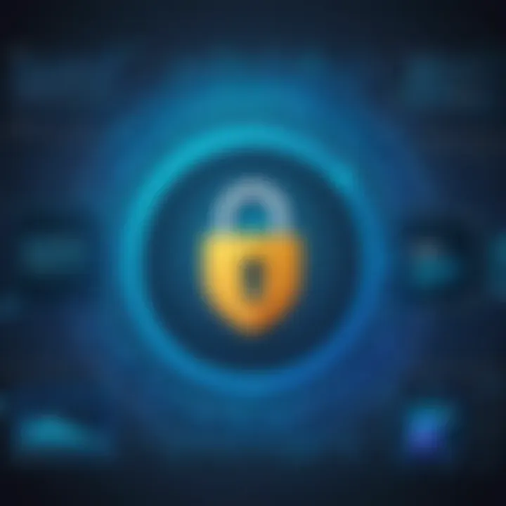 Graph showcasing the growth of digital security