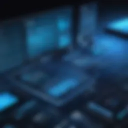 Conceptual visualization of Digital Rights Management technology