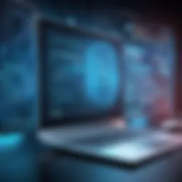 Visual representation of cybersecurity defenses