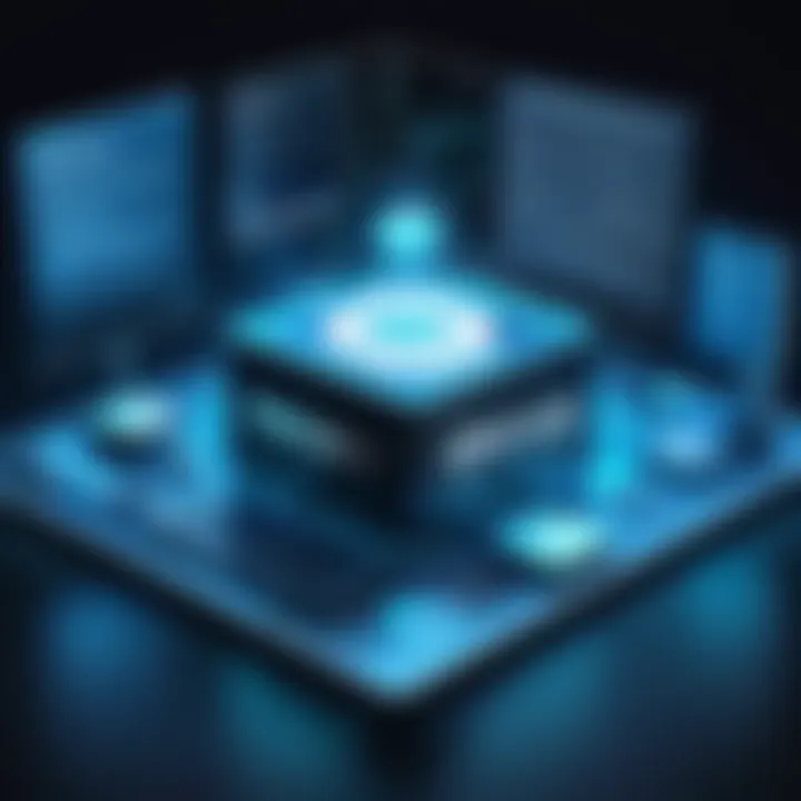 Conceptual image of proxy server mechanisms