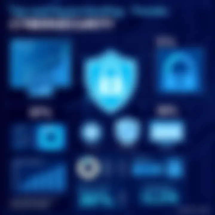 Understanding Cybersecurity Trends An analysis chart showcasing cybersecurity statistics