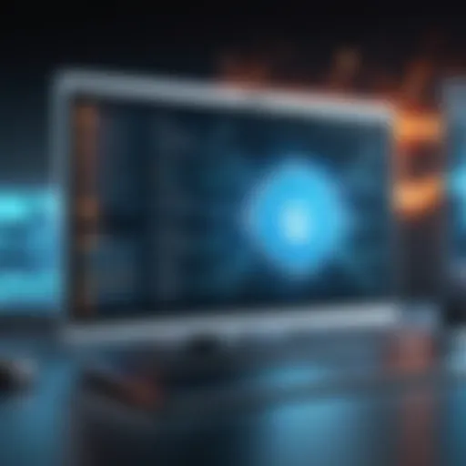 A sophisticated firewall interface showcasing multiple security protocols.