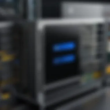 Visual representation of a ubiquitous server system architecture