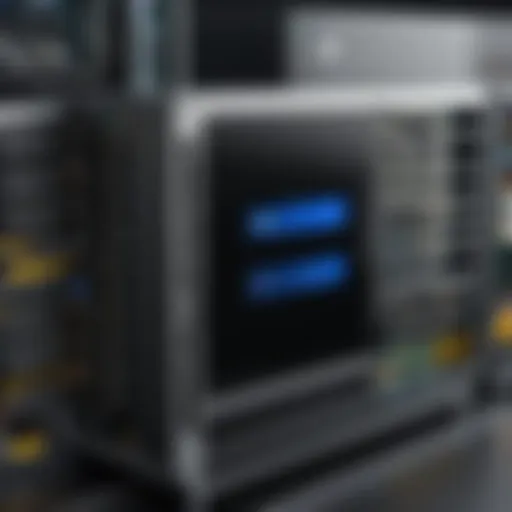 Visual representation of a ubiquitous server system architecture