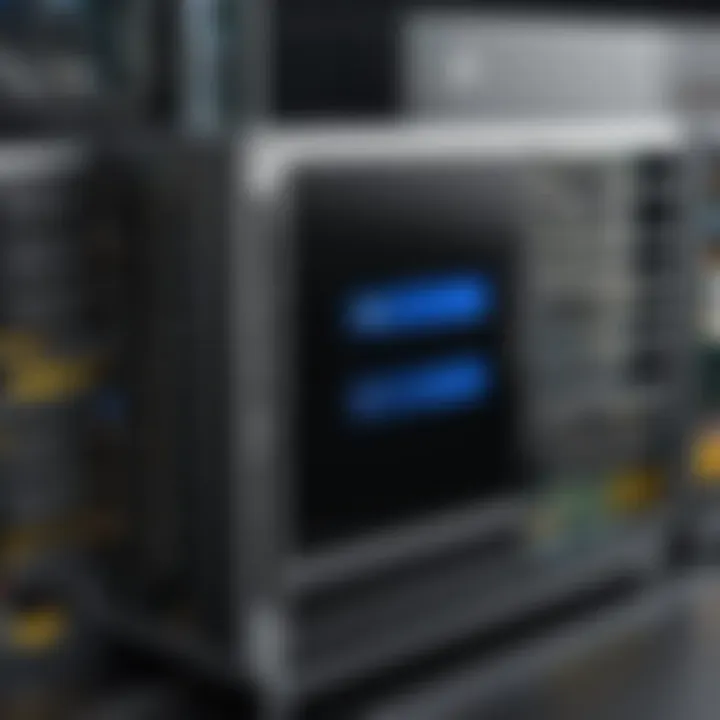 Visual representation of a ubiquitous server system architecture