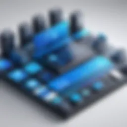 A visual representation of Virtual Desktop Infrastructure architecture