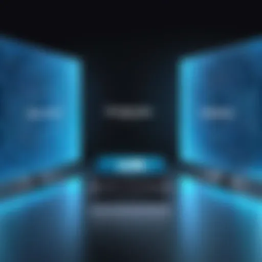 Illustration depicting the concept of federated authentication