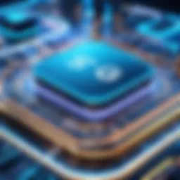 A conceptual visualization of 5G technology integration