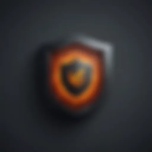 Shield Icon Representing Cybersecurity