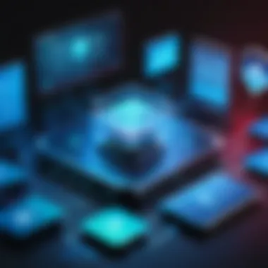 Fortifying Cybersecurity Defenses with NSX and VMware Visual depiction of fortified cybersecurity defenses through NSX and VMware collaboration