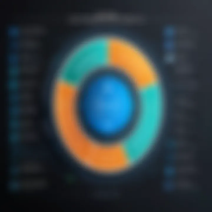 Infographic showcasing the evaluation criteria of ability to execute and completeness of vision.