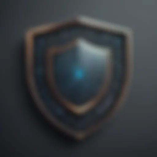 Shield with Tech Symbols