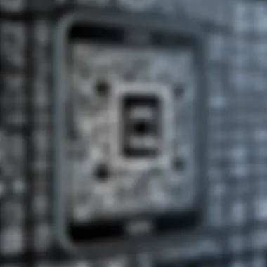 Diverse Applications of QR Codes in Digital Media Various QR codes displayed on a digital screen