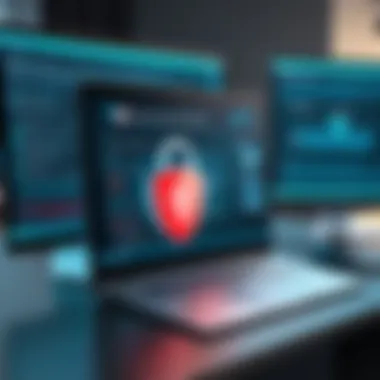 Understanding Ransomware Impact An illustration depicting the impact of ransomware on organizations