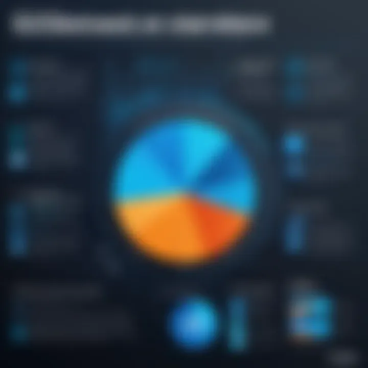 Infographic showing statistics on insider threats