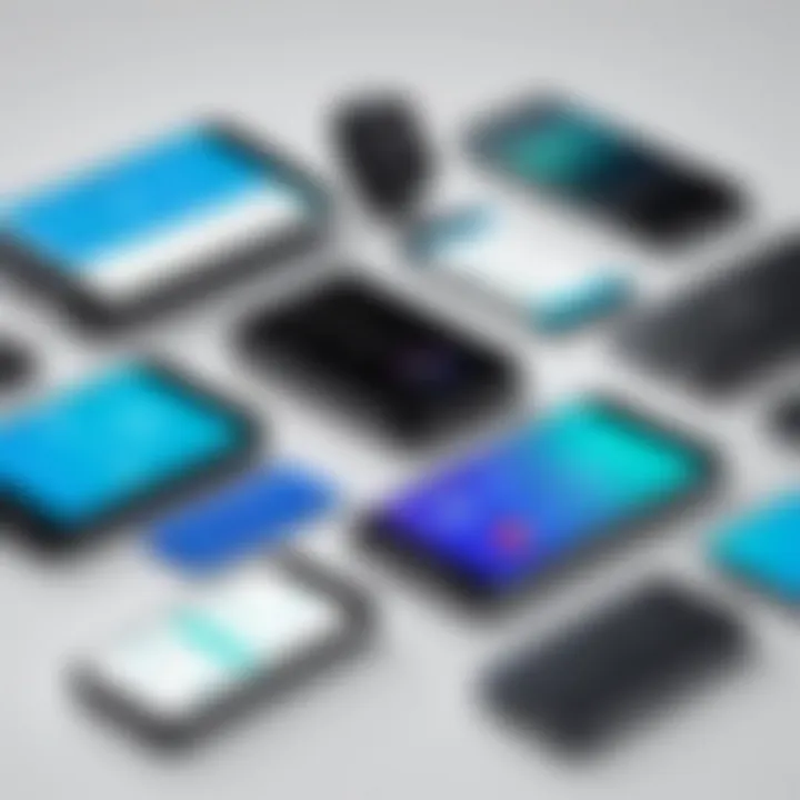 Comparison chart of different types of keyloggers used on smartphones