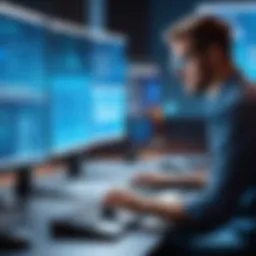 Illustration depicting advanced Lan scanning technology