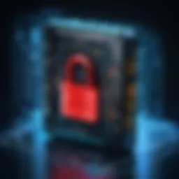 Diagram illustrating Lockergoga ransomware encryption process